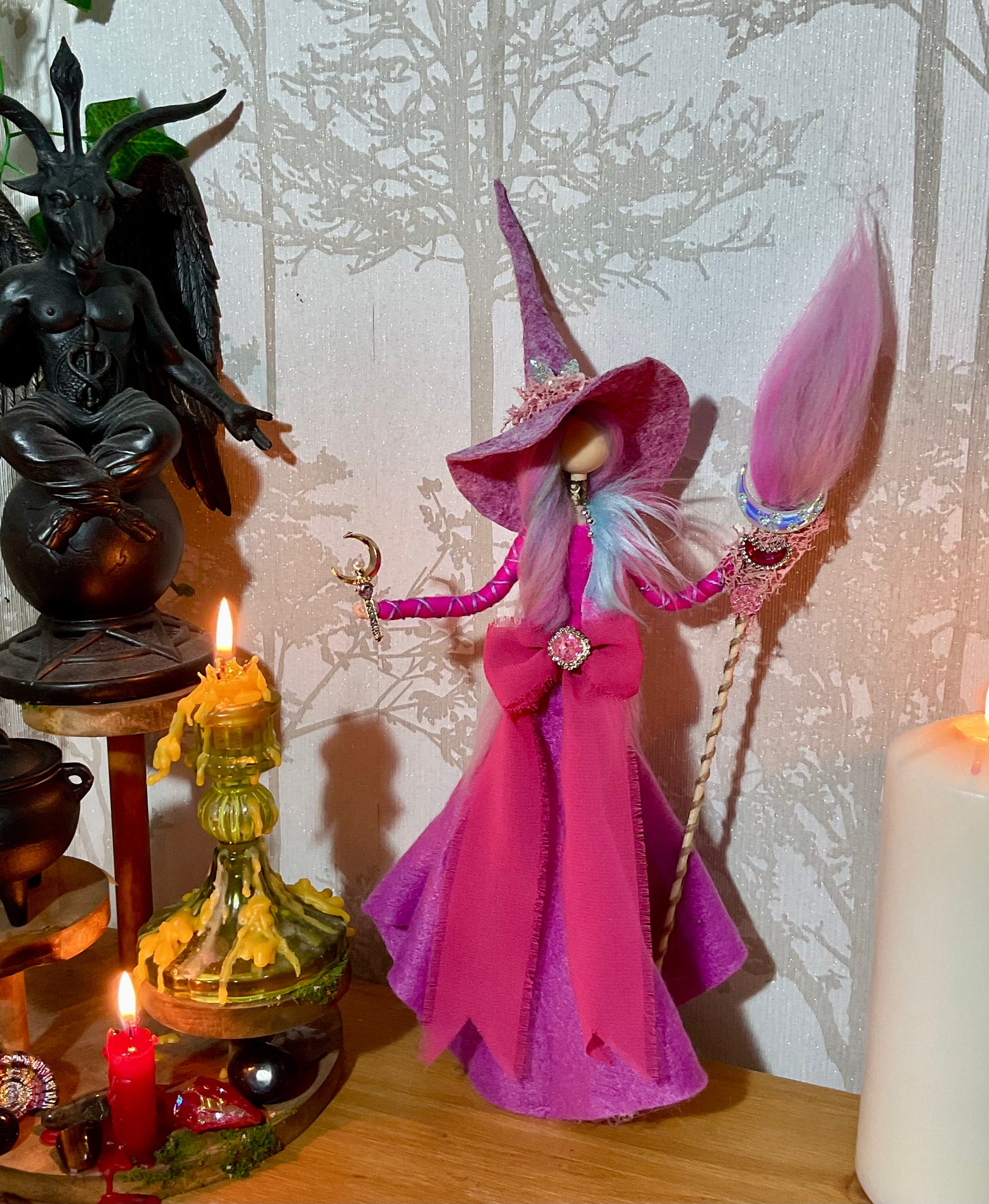 Pink witch