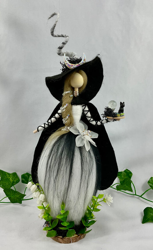 Black and white witch