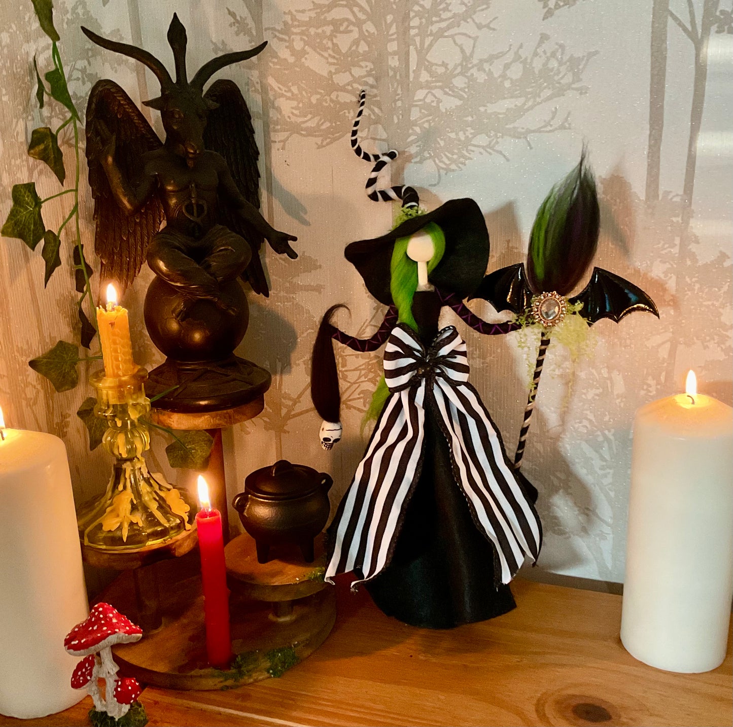 Beetlejuice themed witch