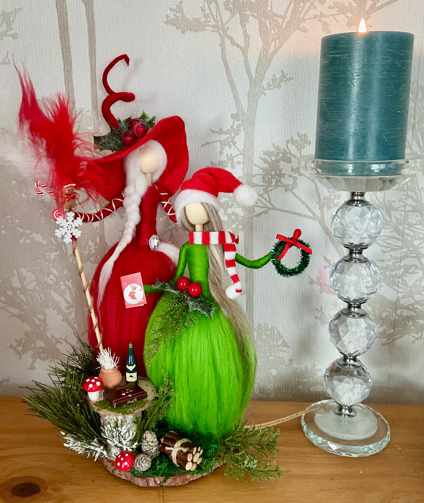 Christmas witchy duo
