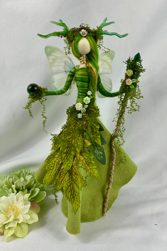 Green fairy goddess