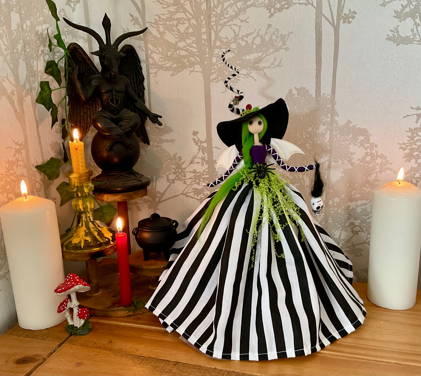 Beetle juice topper witch