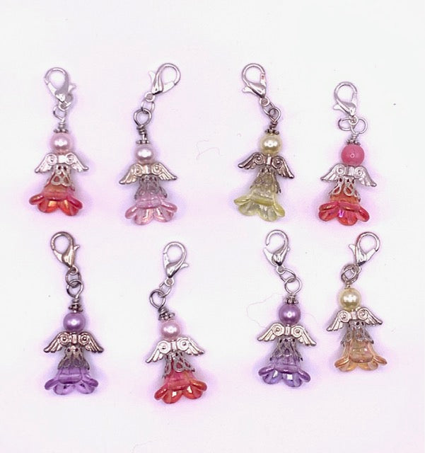 Tiny angel charms