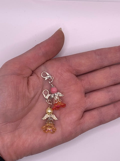 Tiny angel charms